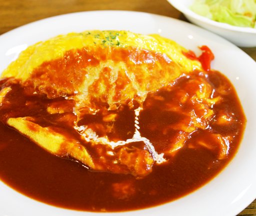 とろ り半熟卵のオムライス うまいもん巡り隊 コスパ最強ランチ 山の手通り レストラン 高松市 さんラボ