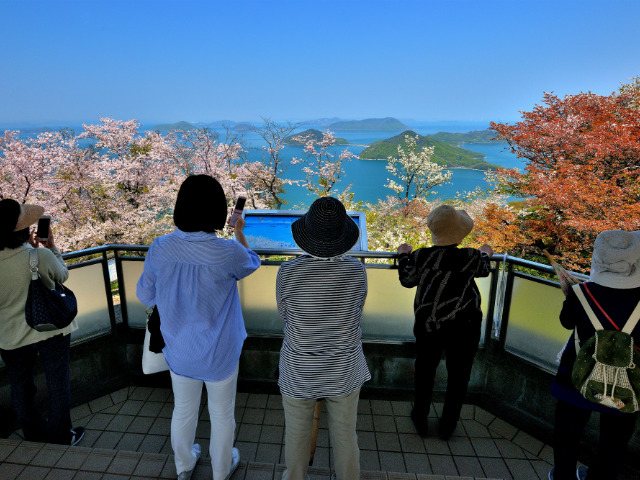 紫雲出山山頂の写真