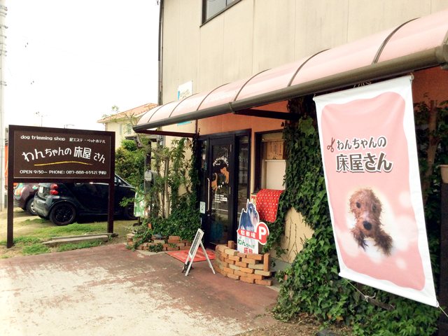 わんちゃんの床屋さんの写真